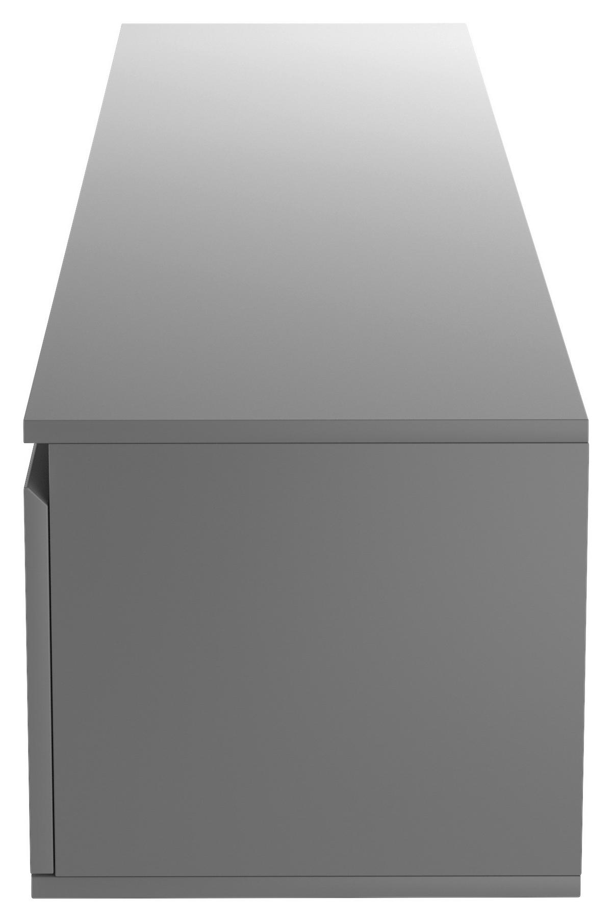 NÍZKÁ KOMODA, šedá, 180/30/33 cm - šedá, Design, kompozitní dřevo (180/30/33cm) - Boxxx