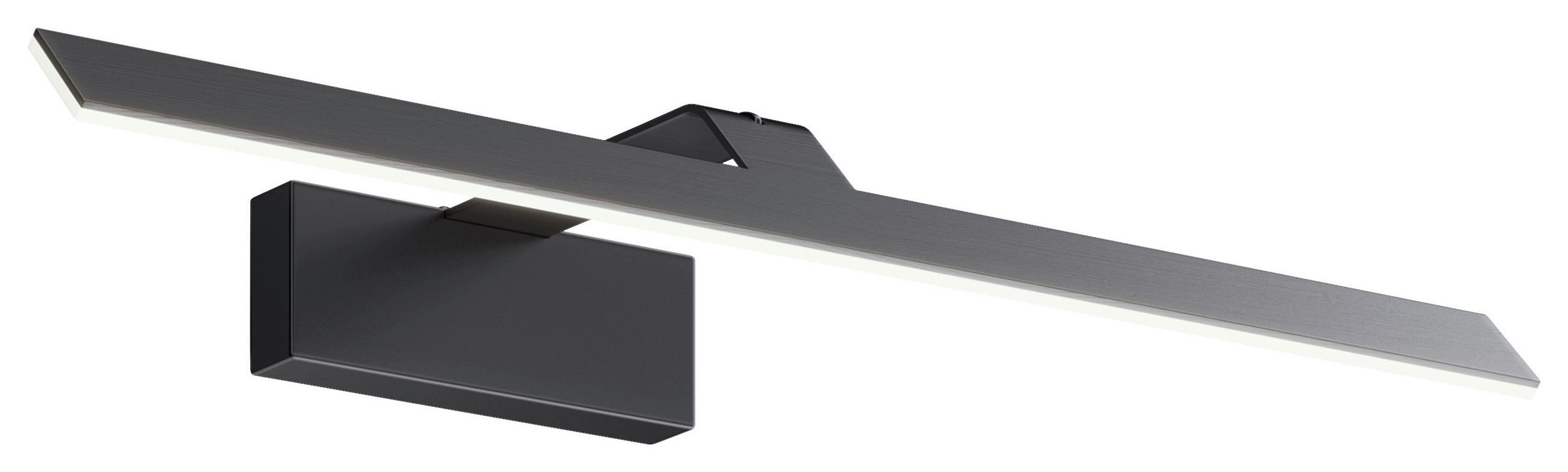 SVIETIDLO NAD OBRAZ, 52/5,5/22 cm  - čierna, Basics, kov/plast (52/5,5/22cm)