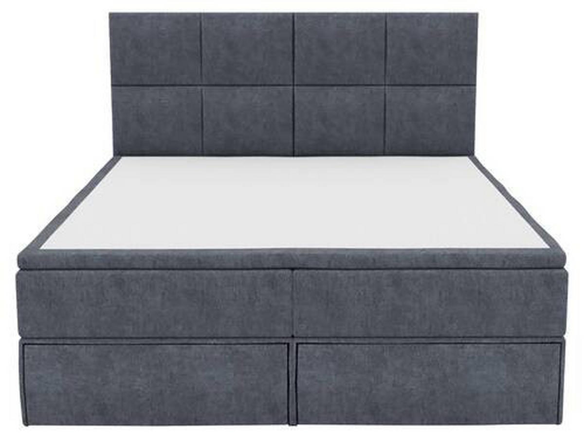 BOXBETT 140/200 cm  in Dunkelgrau  - Dunkelgrau/Schwarz, Konventionell, Kunststoff/Textil (140/200cm) - Boxxx