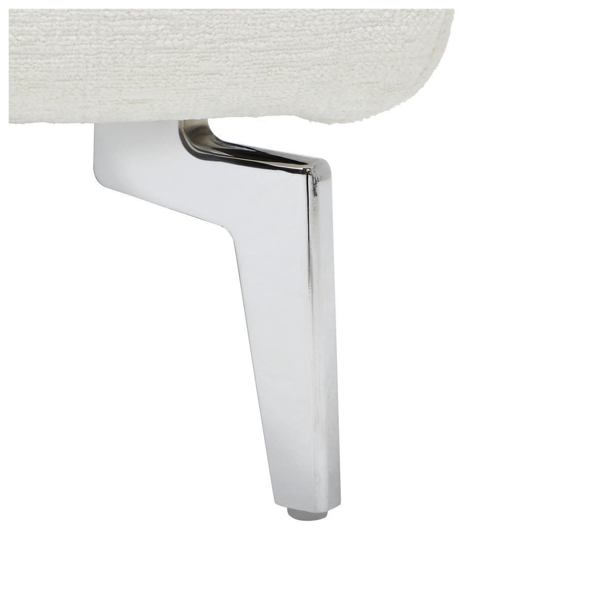 2,5-SITZER Chenille Naturfarben  - Naturfarben, KONVENTIONELL, Textil/Metall (180/83/106cm) - SetOne by Musterring