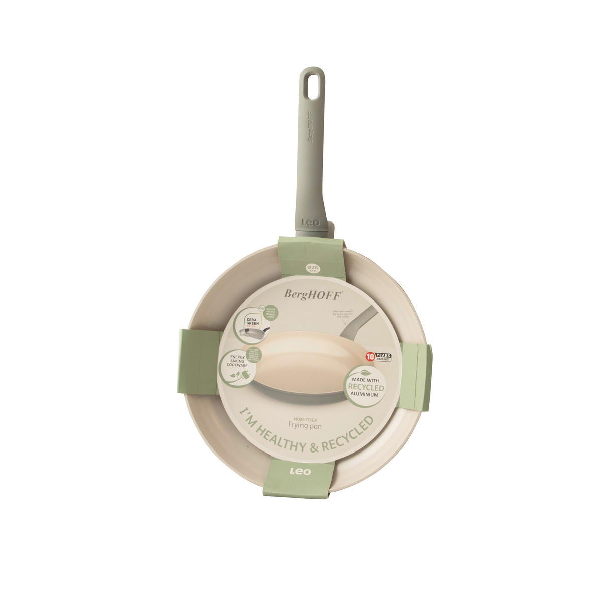 BRATPFANNE Leo  - Hellgrau, Basics, Metall (28/4,5cm) - BergHOFF