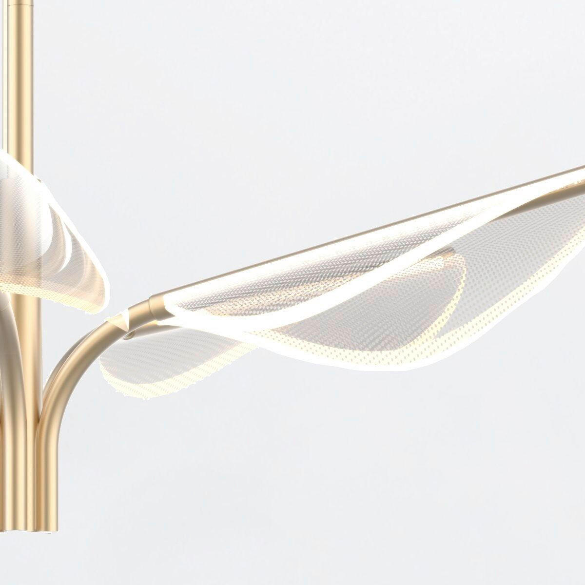 LED-KRONLEUCHTER Alora 21,3/78,7 cm   - Messingfarben, KONVENTIONELL, Kunststoff/Metall (21,3/78,7cm) - Elstead Lighting