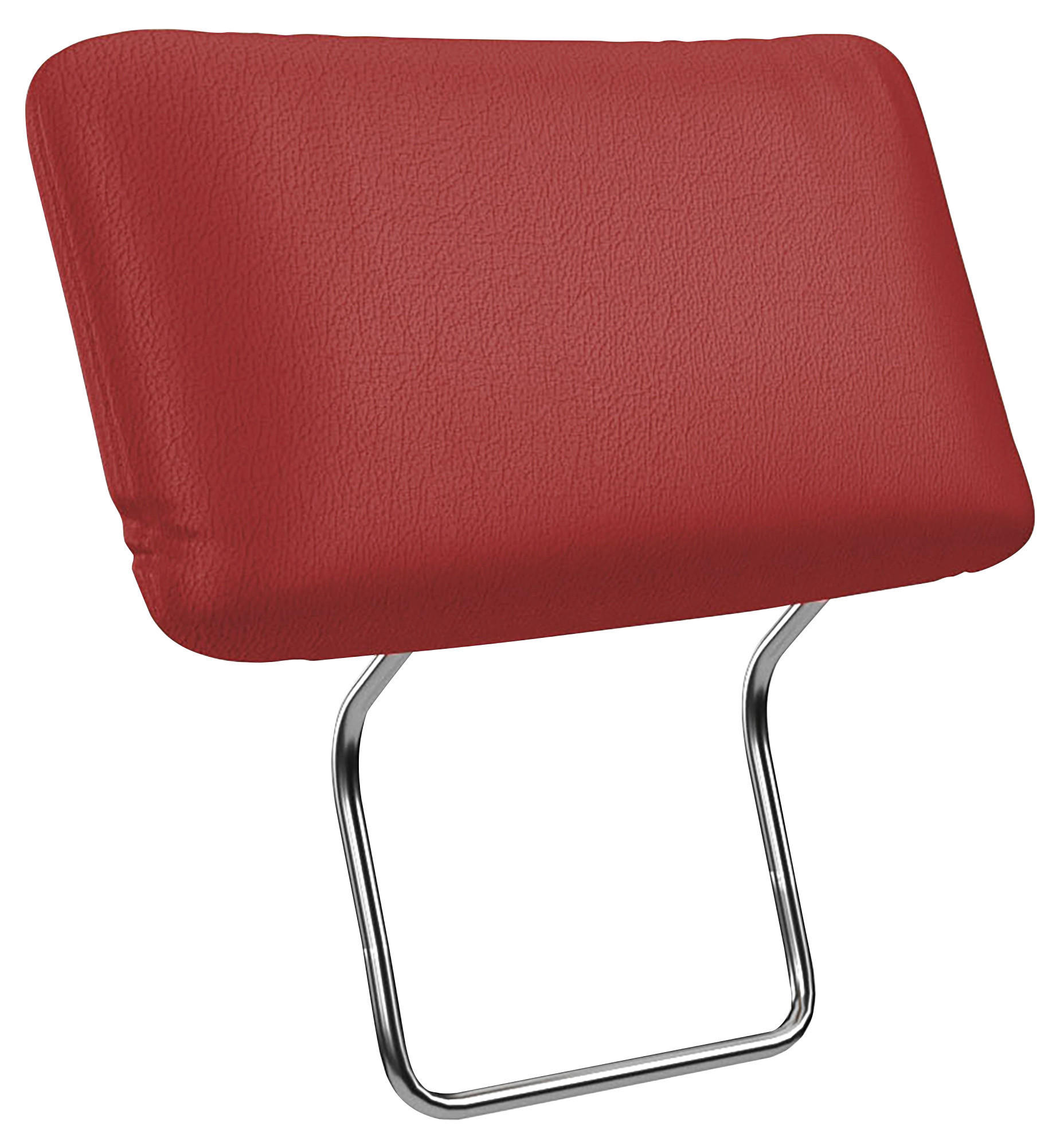 KOPFSTÜTZE - Rot, MODERN, Leder (50/25/12cm) - Sit & More