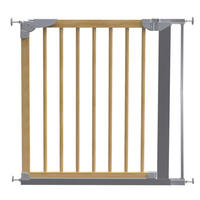 TÜRSCHUTZGITTER 82,60/71 cm  - Silberfarben/Naturfarben, Basics, Holz/Metall (82,60/71cm) - Baby Dan