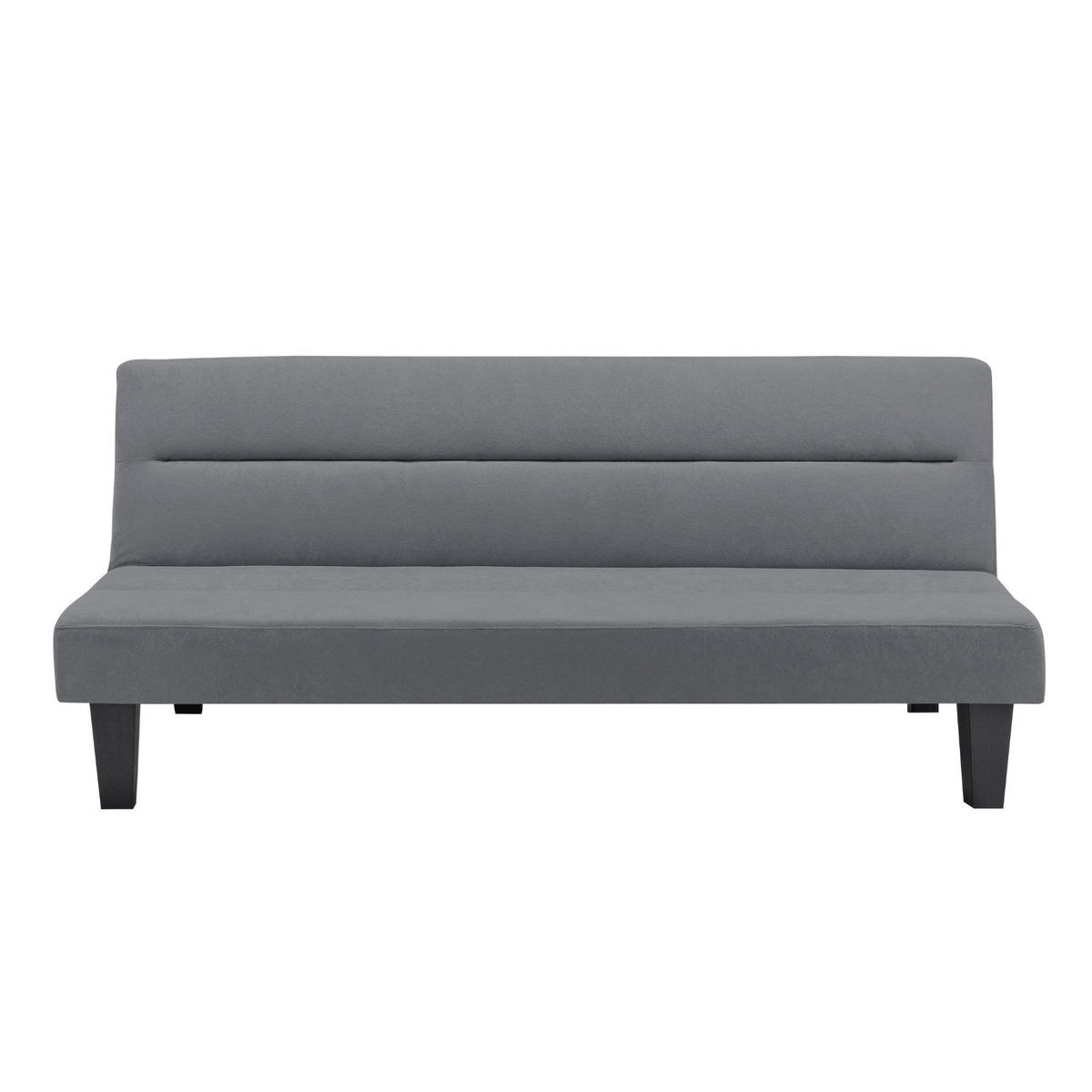 SCHLAFSOFA Kebo  in Anthrazit  - Anthrazit/Schwarz, Design, Textil/Metall (175/73/81cm) - MID.YOU