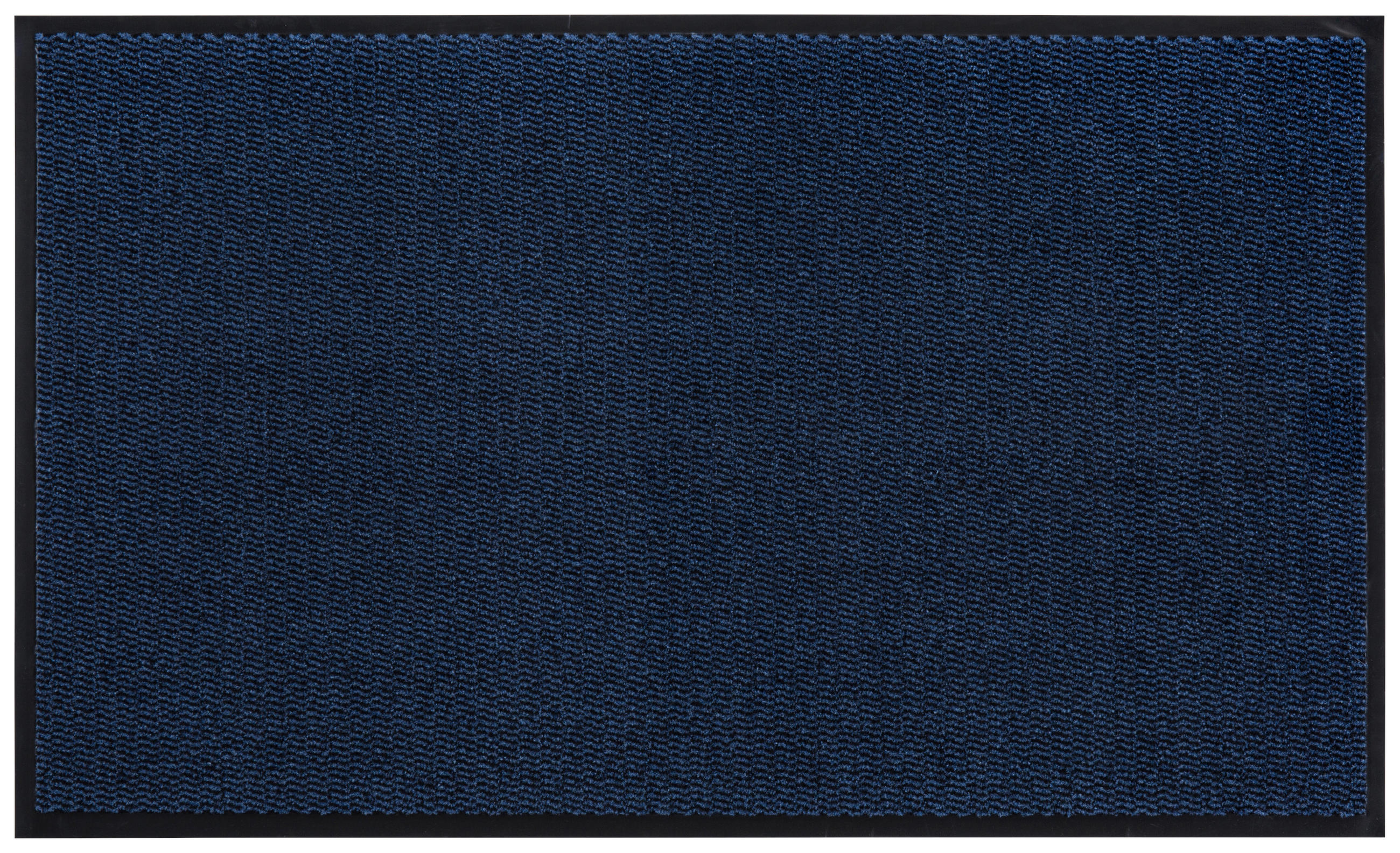 FUßMATTE  80/120 cm  Dunkelblau  - Dunkelblau, Basics, Kunststoff (80/120cm) - Esposa