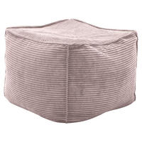 HOCKER in Textil Altrosa  - Altrosa, Design, Textil (66/40/66cm) - Lomoco