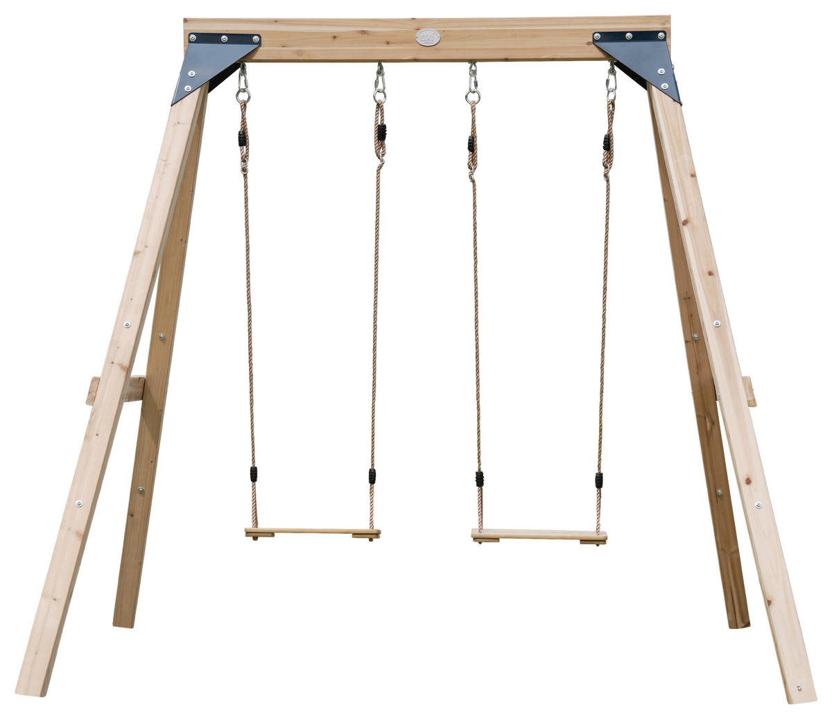 SCHAUKEL Braun  - Braun, KONVENTIONELL, Holz/Metall (224/208/186cm) - Ambia Garden