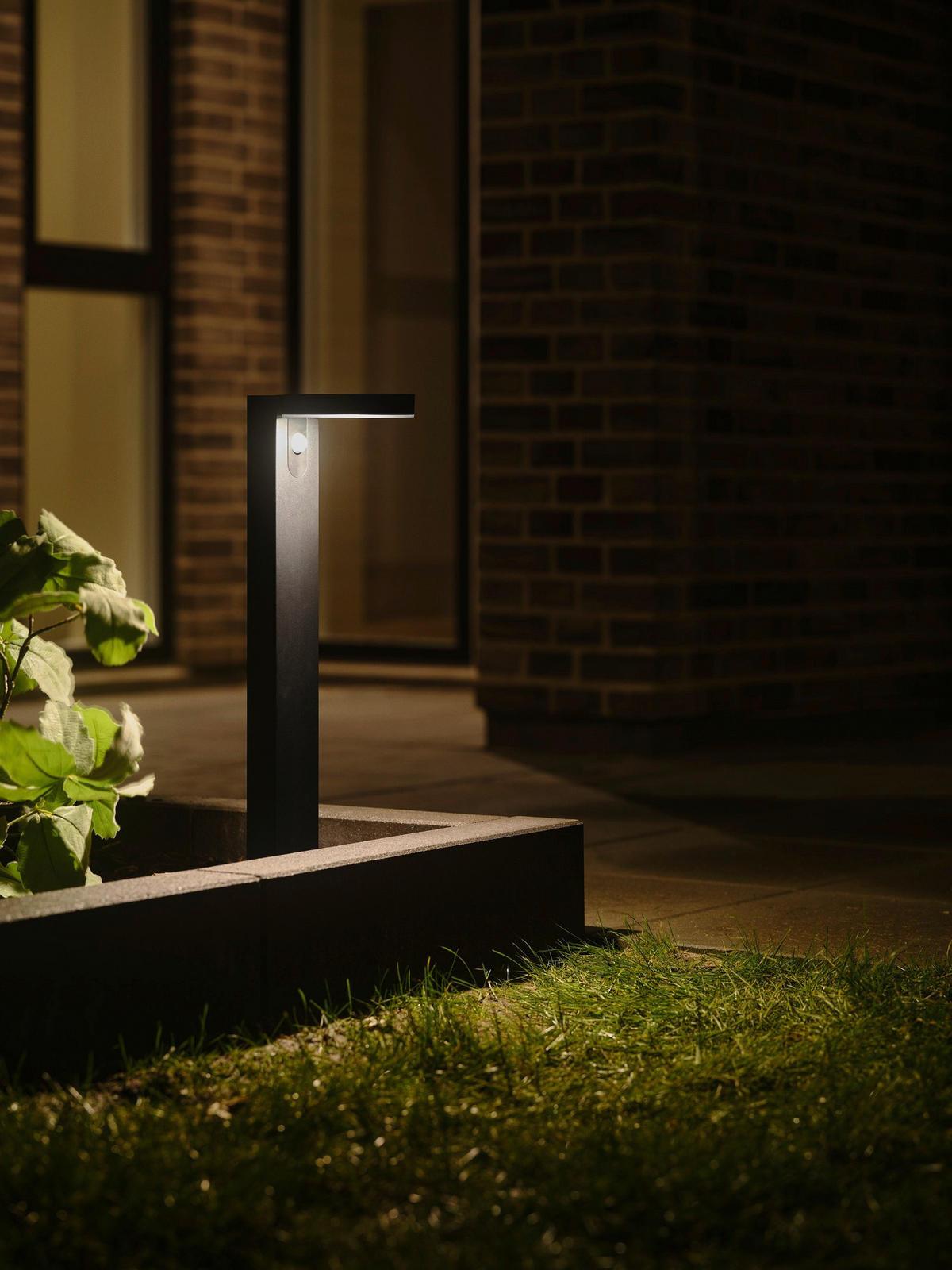 SOLARLEUCHTE Rica 15/15/60 cm  - Schwarz, Basics, Kunststoff (15/15/60cm) - Nordlux