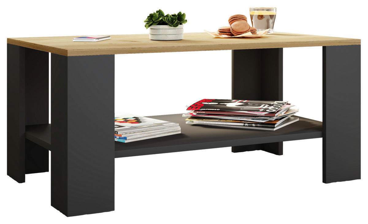 SOFFBORD i trämaterial 90/53/41 cm  - antracit, Modern, trämaterial (90/53/41cm) - MID.YOU