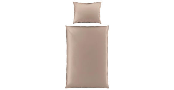 BETTWÄSCHE 140/220 cm - Taupe, Basics, Textil (140/220cm) - Novel