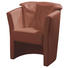 SESSEL Rostfarben - Rostfarben, KONVENTIONELL, Leder/Kunststoff (71/82/66cm) - Venda