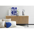 SIDEBOARD Bueno  in 160/80/40 cm  - Schwarz/Eiche Artisan, MODERN, Holzwerkstoff/Metall (160/80/40cm) - Xora