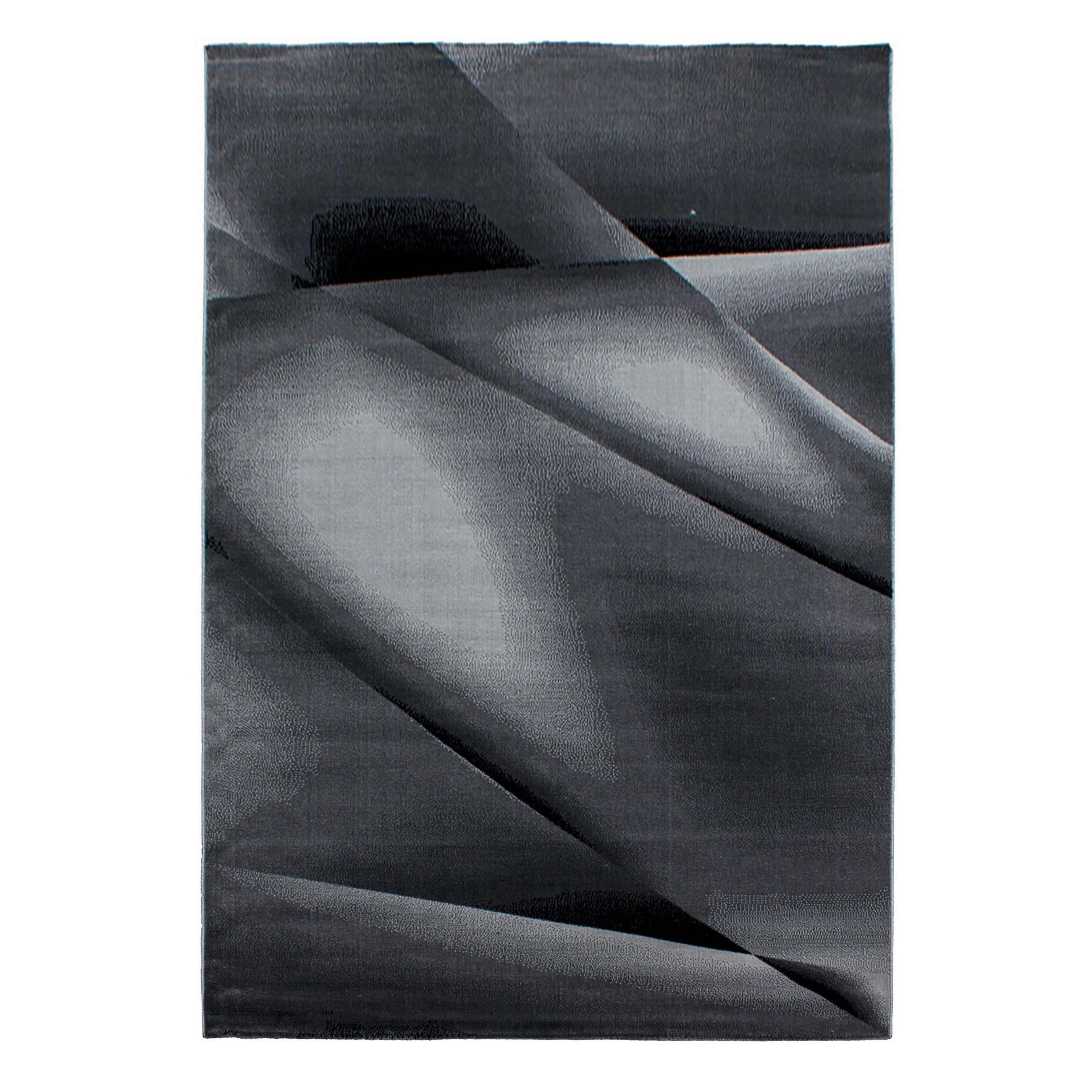FLACHWEBETEPPICH 140/200 cm Miami Schwarz  - Schwarz, Design, Textil (140/200cm) - Novel