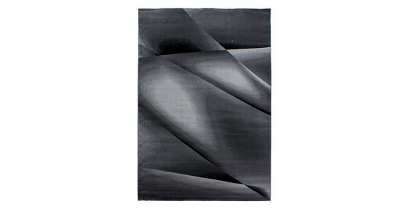 FLACHWEBETEPPICH 140/200 cm Miami  - Schwarz, Design, Textil (140/200cm) - Novel