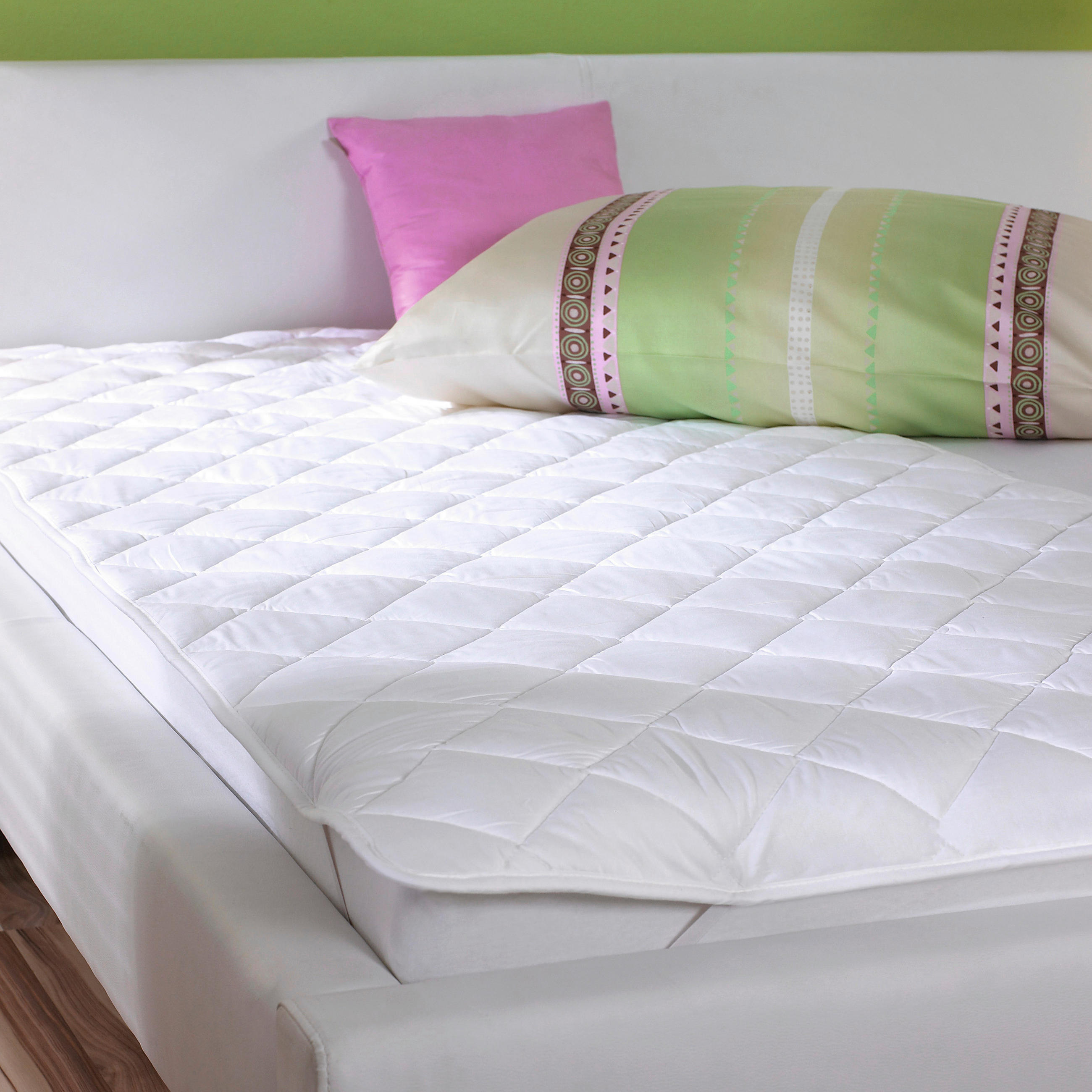 PODLOŽKA/CHRÁNIČ MATRACE, 180/200 cm - bílá, Basics, textil (180/200cm) - Sleeptex