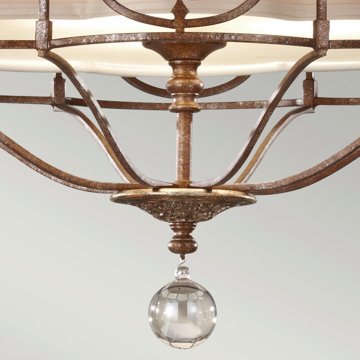 HÄNGELEUCHTE 54/97.6  cm    - Bronzefarben, Konventionell, Metall (54/97.6 cm) - Elstead Lighting
