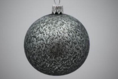 CHRISTBAUMKUGEL 7 cm  - Dunkelrot, Basics, Glas/Metall (7cm) - X-Mas