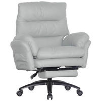 CHEFSESSEL Mikrofaser Schwarz, Hellgrau  - Hellgrau/Schwarz, Design, Kunststoff/Textil (79/101-109/74cm) - Venda