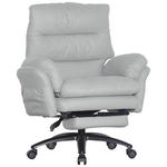 CHEFSESSEL Mikrofaser Schwarz, Hellgrau  - Hellgrau/Schwarz, Design, Kunststoff/Textil (79/101-109/74cm) - Venda