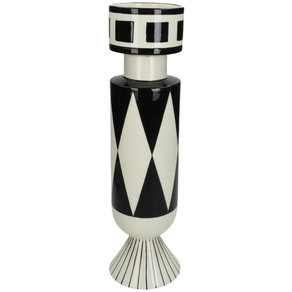 VAS  - vit/svart, Basics, sten (11/39/11cm)