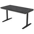 SCHREIBTISCH 140/70/73-118 cm  in Schwarz  - Schwarz, Design, Holzwerkstoff/Kunststoff (140/70/73-118cm) - Novel