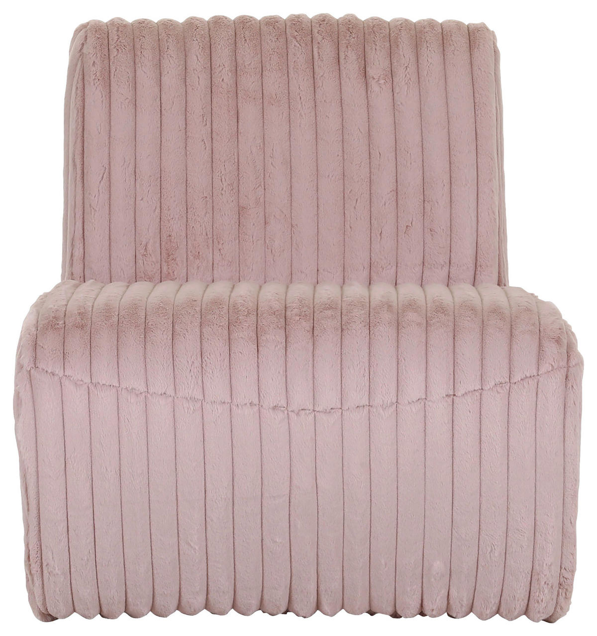 SESSEL in Cord Rosa  - Schwarz/Rosa, Konventionell, Kunststoff/Textil (68/72/89cm) - MID.YOU