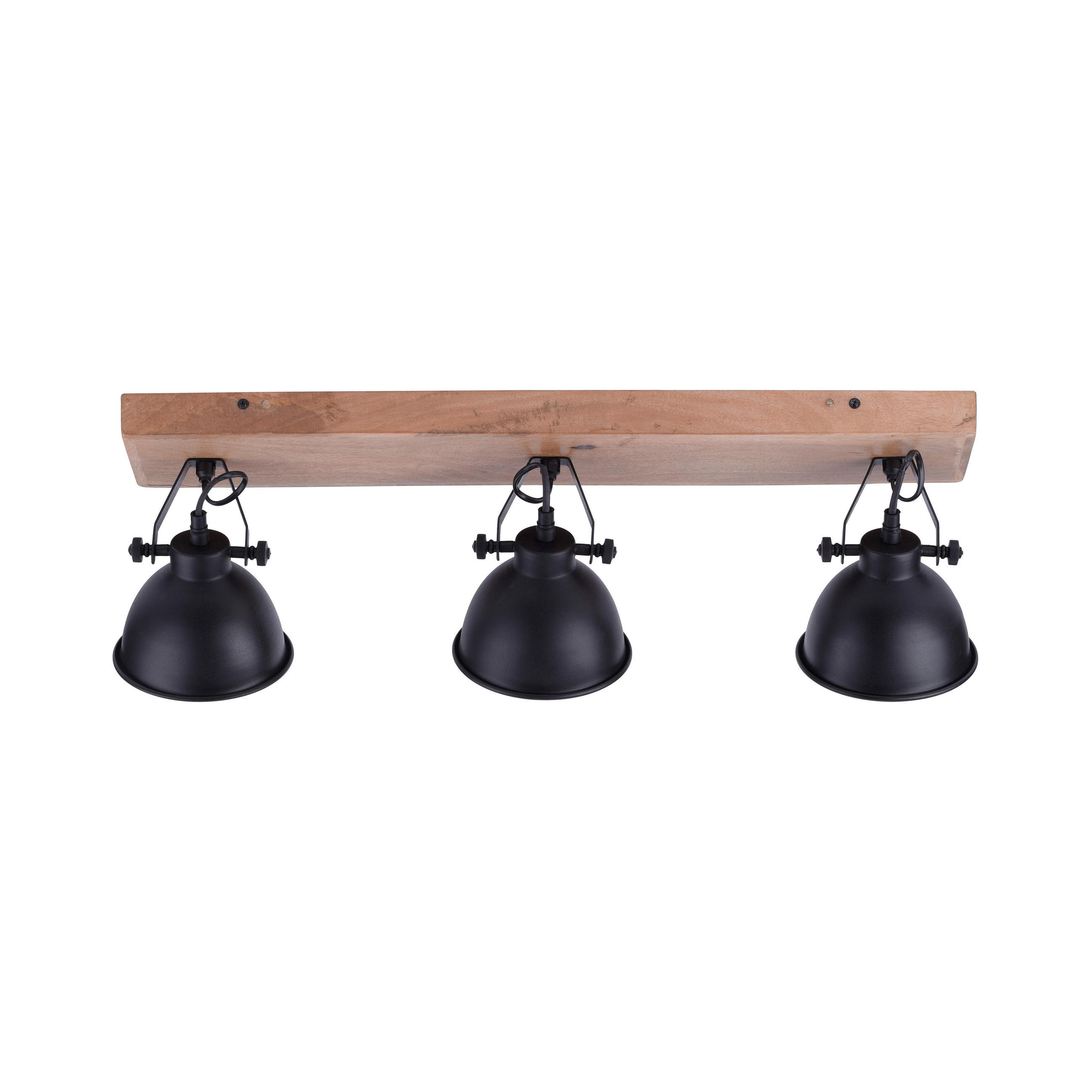 DECKENLEUCHTE SAMIA 74/15/22,5 cm   - Schwarz, Trend, Holz/Metall (74/15/22,5cm)