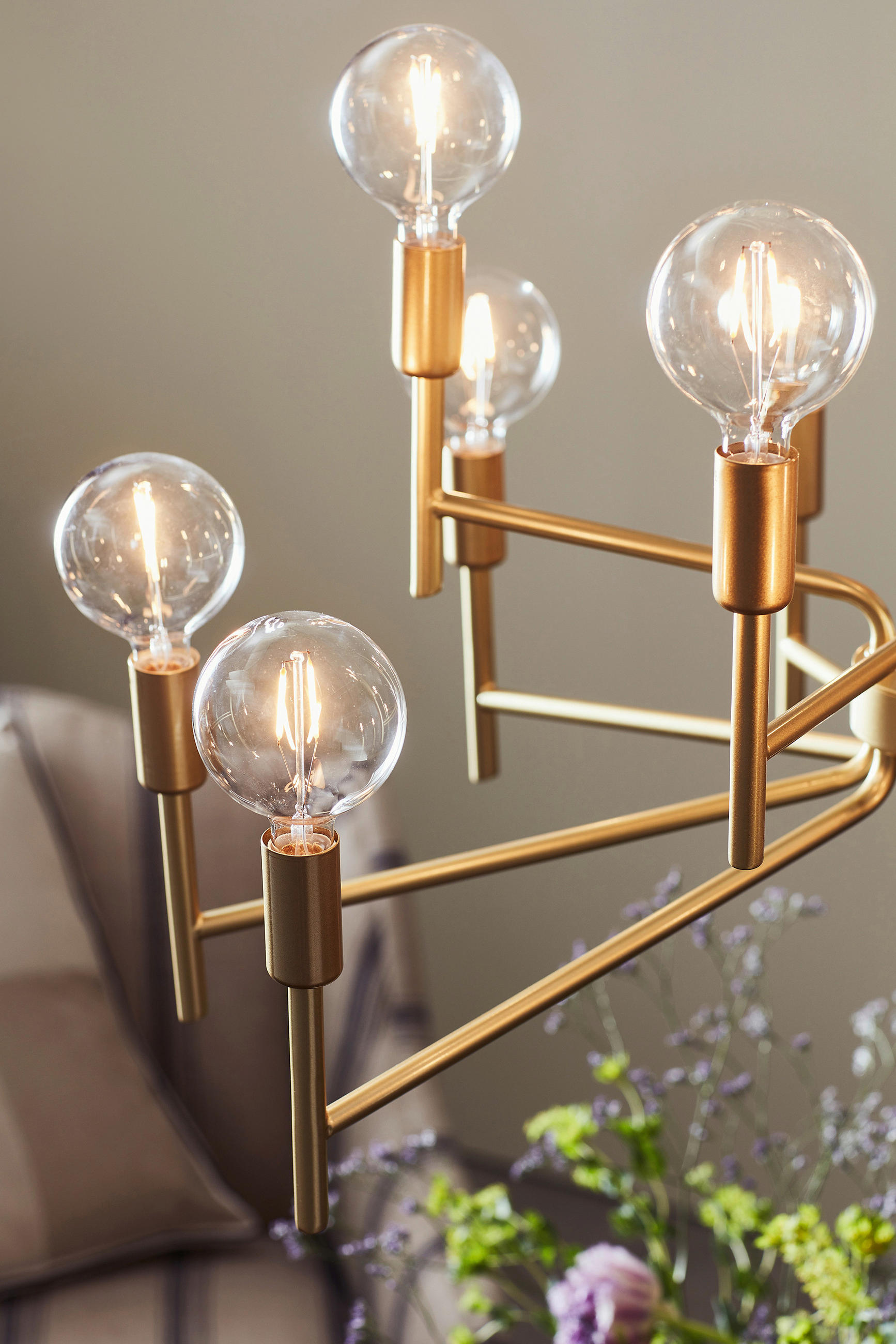 KRONLEUCHTER 70/155/70 cm   - Goldfarben, Basics (70/155/70cm) - Markslöjd