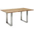 GARTENTISCH - Silberfarben/Teakfarben, Design, Holz/Metall (160/95/76cm) GARTENTISCH - Silberfarben/Teakfarben, Design, Holz/Metall (160/95/76cm)