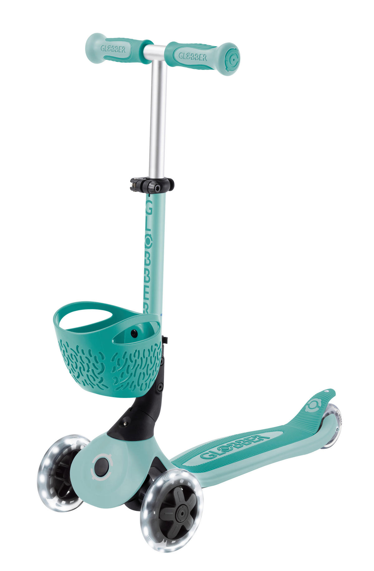 LAUFRAD GO-UP BABY 360 LIGHT 3IN1  - Dunkelgrün/Mintgrün, LIFESTYLE, Kunststoff (75/29,5/102,5cm) - GLOBBER