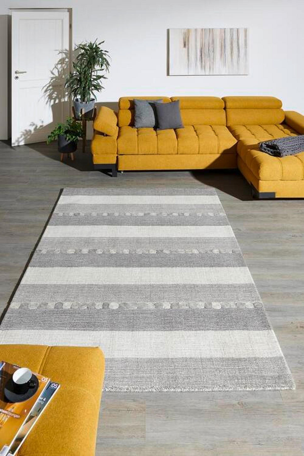 ORIENTALISK MATTA 90/160 cm Twilight in Grey  - grå, Klassisk, textil (90/160cm) - Cazaris