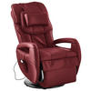 MASSAGESESSEL Kombination Echtleder/Lederlook Rot    - Rot, Design, Leder (80/117/114cm) - Cantus