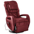 MASSAGESESSEL in Lederlook Rot  - Rot, Design (80/117/114cm) - Cantus