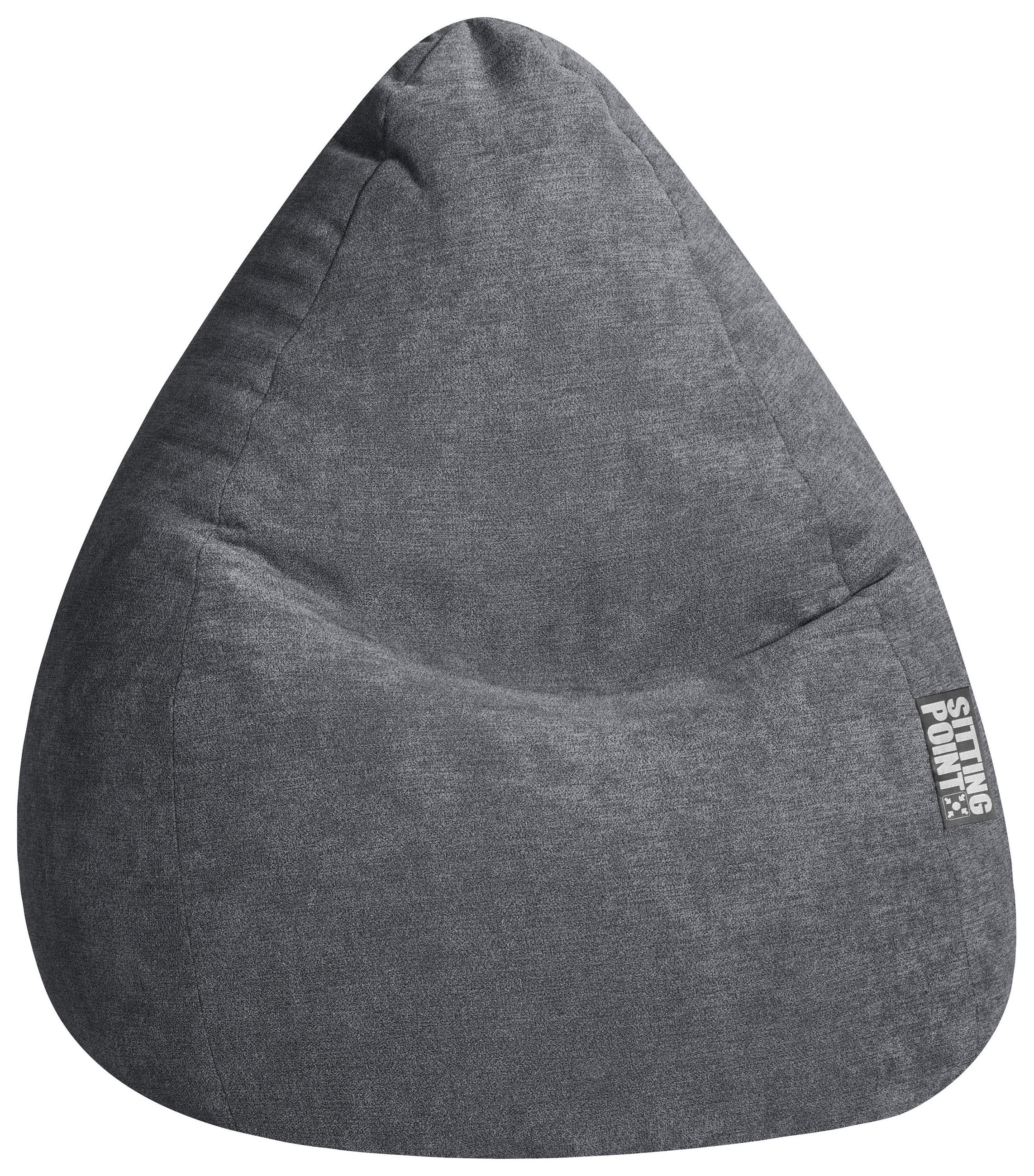 SITZSACK ca. 220 l  - Anthrazit, MODERN, Textil (70/110cm)