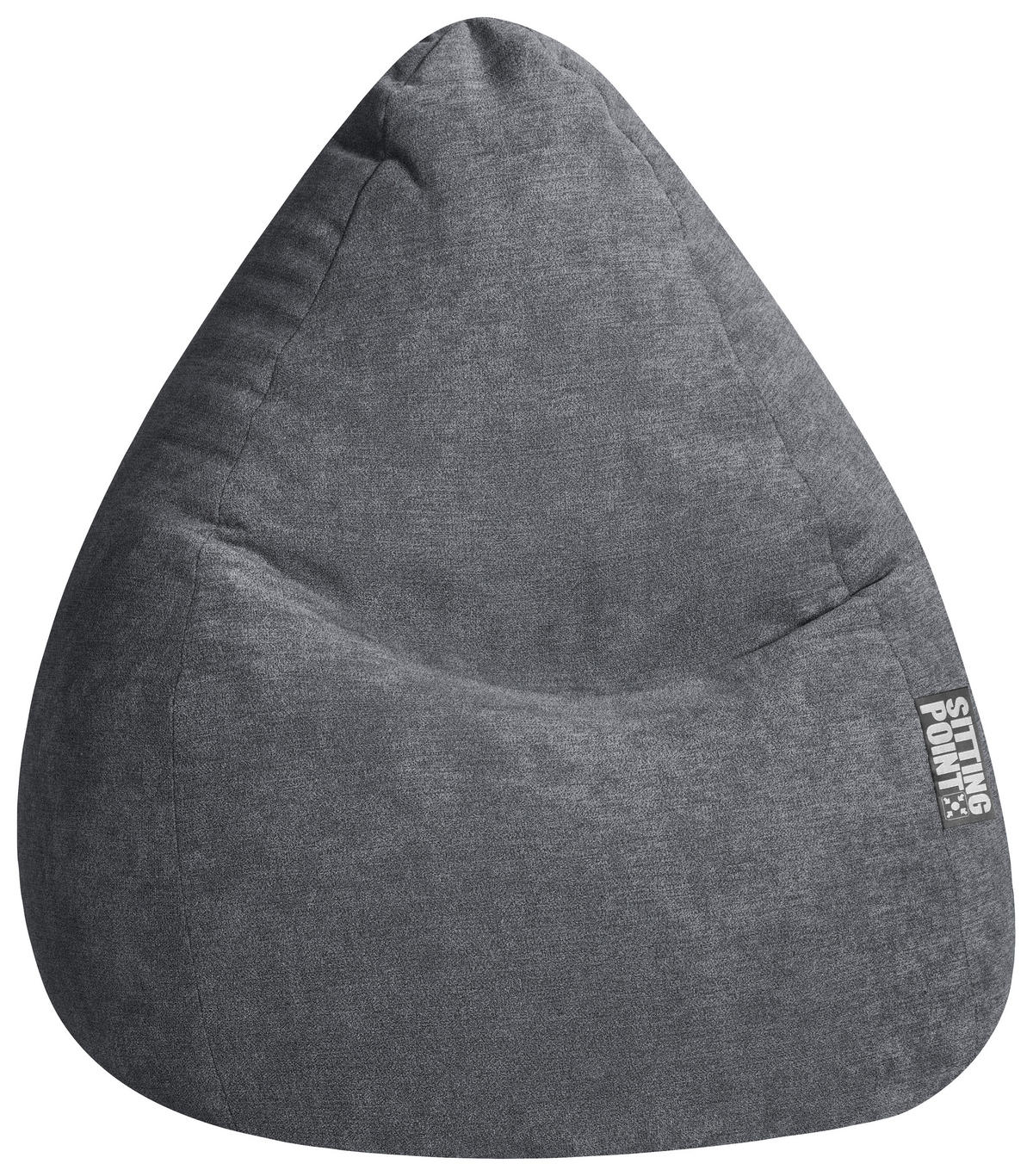 SITZSACK ca. 220 l  - Anthrazit, MODERN, Textil (70/110cm)