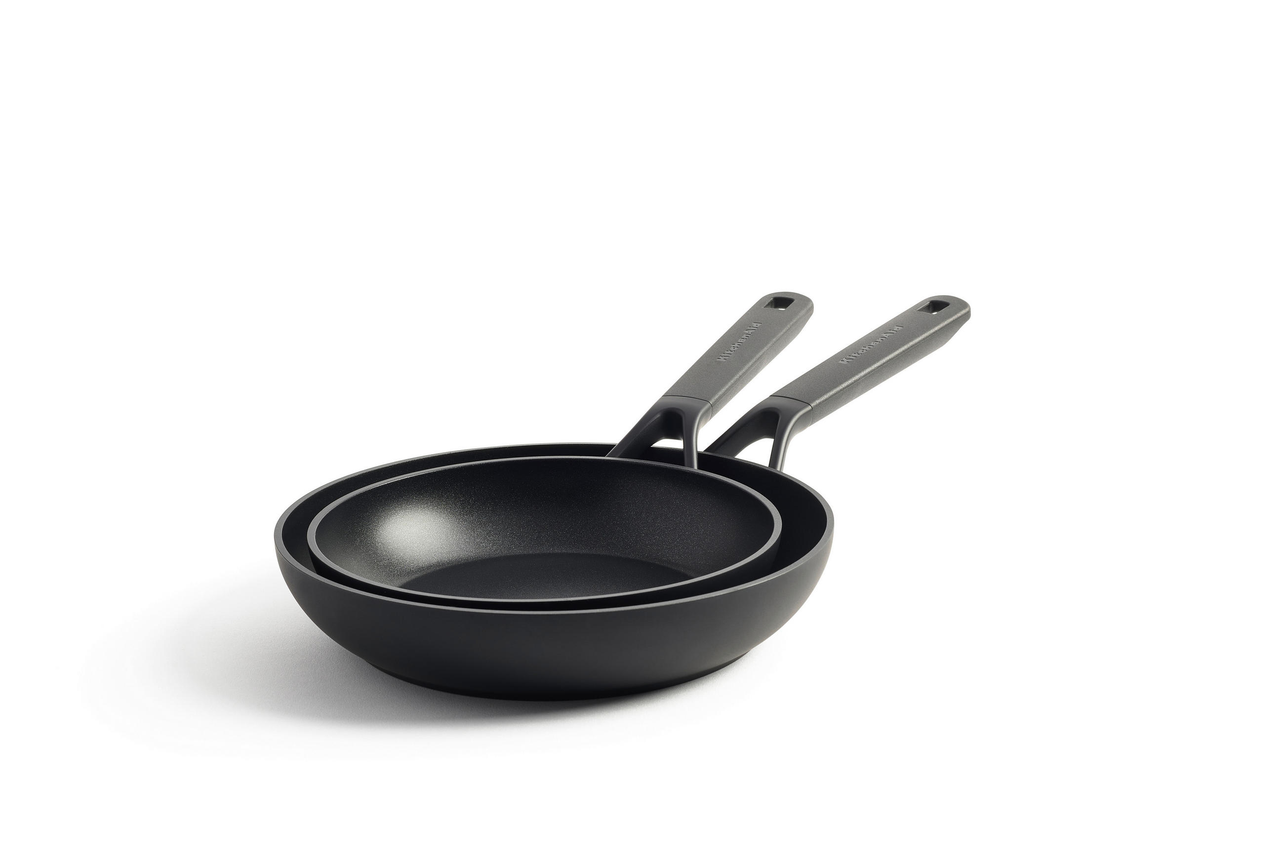 PFANNENSET Classic Forged Aluminium Aluminium 2-teilig  - Schwarz, Basics, Kunststoff/Metall (24 // 28cm) - Kitchenaid
