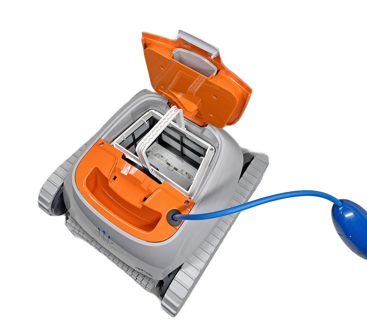 POOLROBOTER XEOX POSEIDON  - Orange/Grau, Basics, Kunststoff (43/40/25cm)