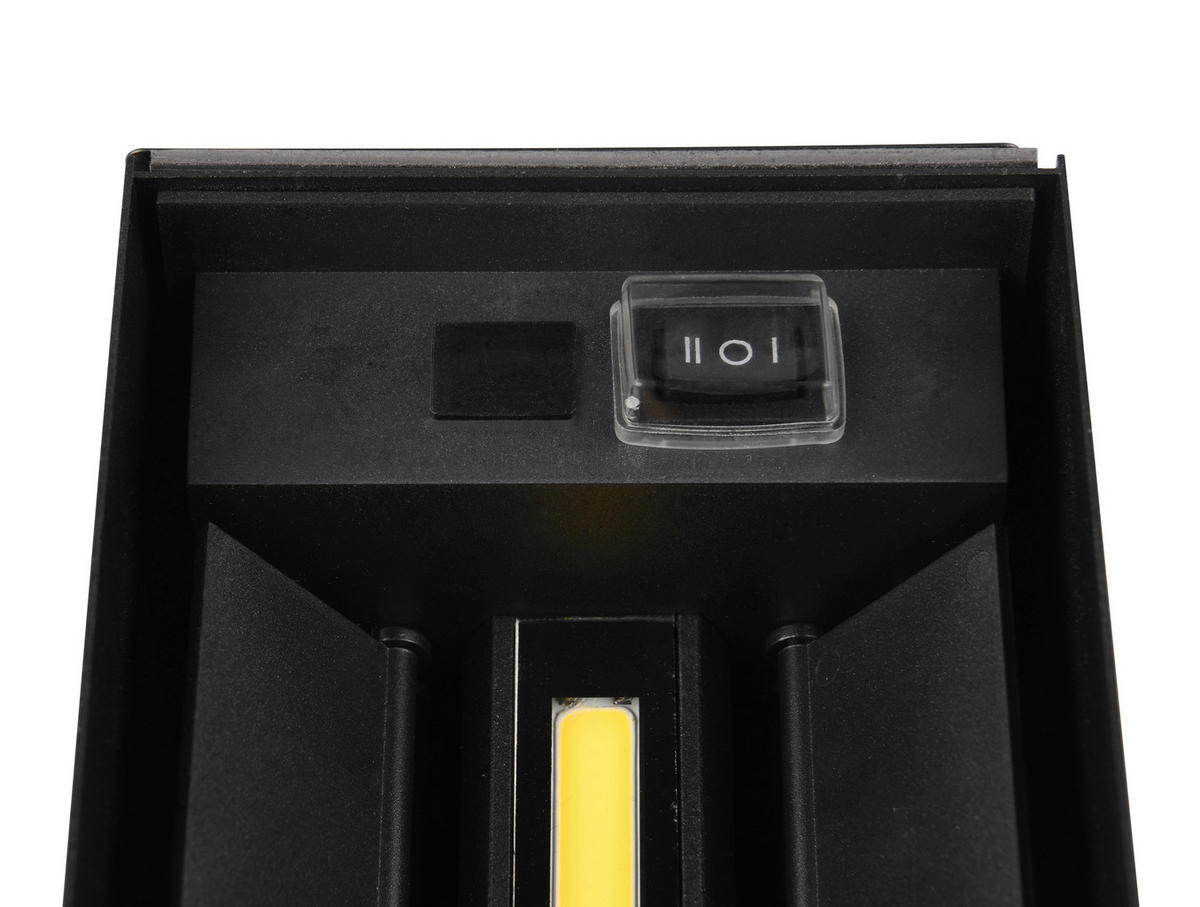 STENSKA SVETILKA ZA POLNJENJE  Talent 0,5 W/50 lm/3000 K/230 V/ - črna, Design, kovina (10/10.5/10cm)