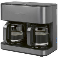 FILTERKAFFEEMASCHINE  - Schwarzchrom, Trend, Kunststoff (38,3/34,3/23,1cm) - Bomann