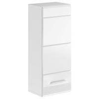 VISEČA OMARA 30/77/23 cm  - bela/visoki sijaj, Moderno, umetna masa/leseni material (30/77/23cm) - MID.YOU