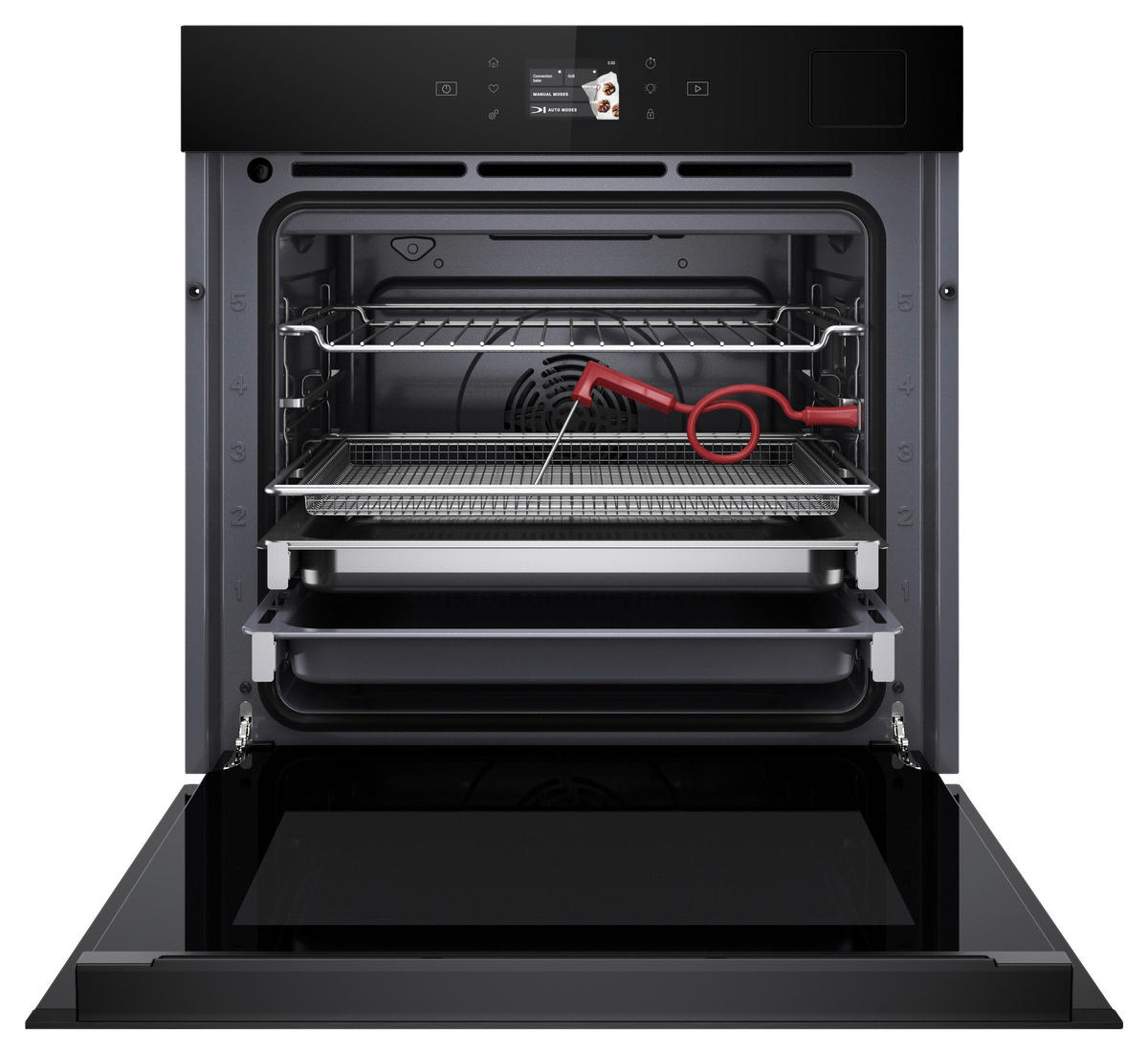 DAMPFBACKOFEN BBI11P8FHT2SK  - Schwarz, Basics, Glas/Metall (59,5/59,7/56,4cm) - Bauknecht