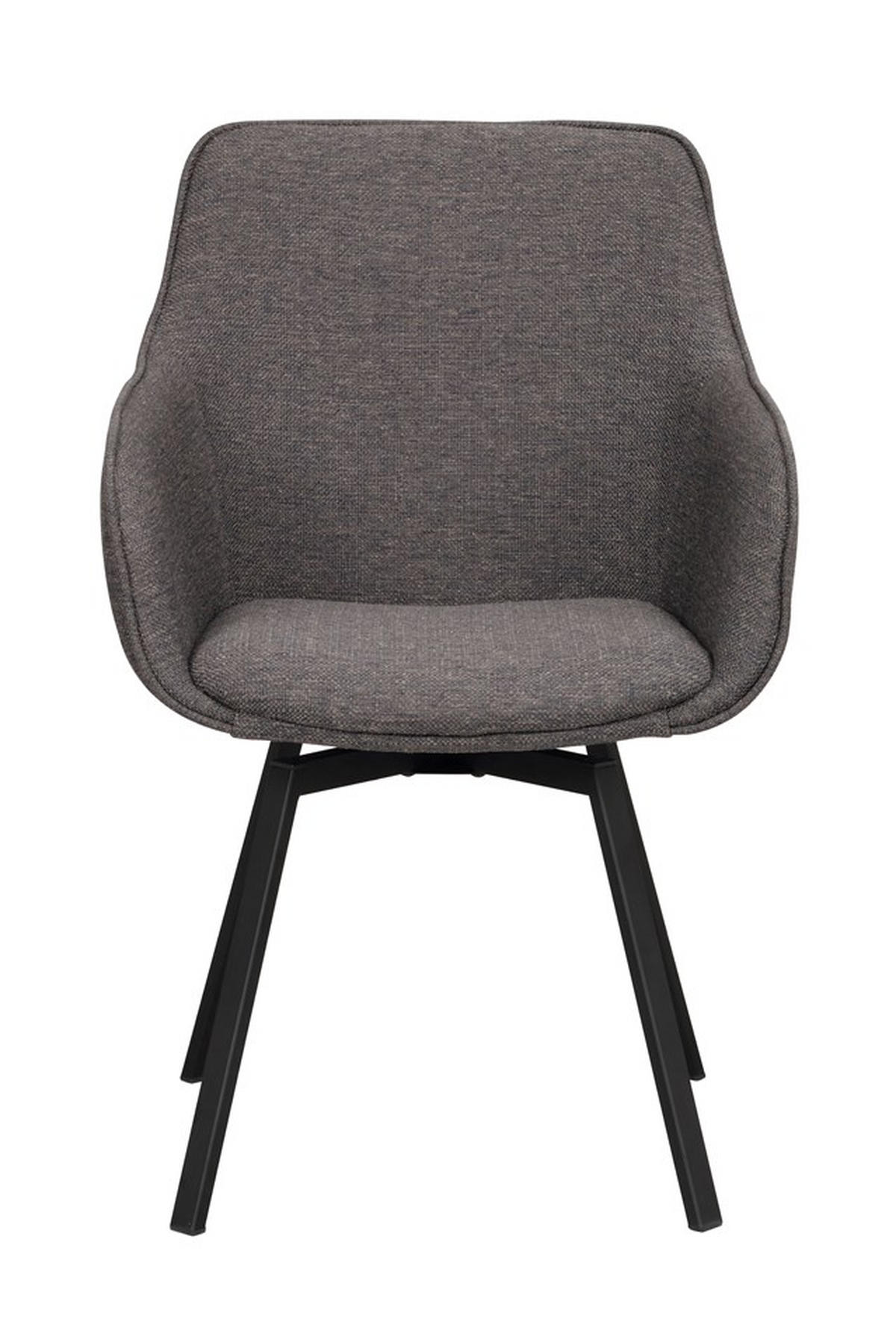 SNURRSTOL  i grå, svart  - svart/grå, Klassisk, metall/textil (58/89/59cm) - Rowico