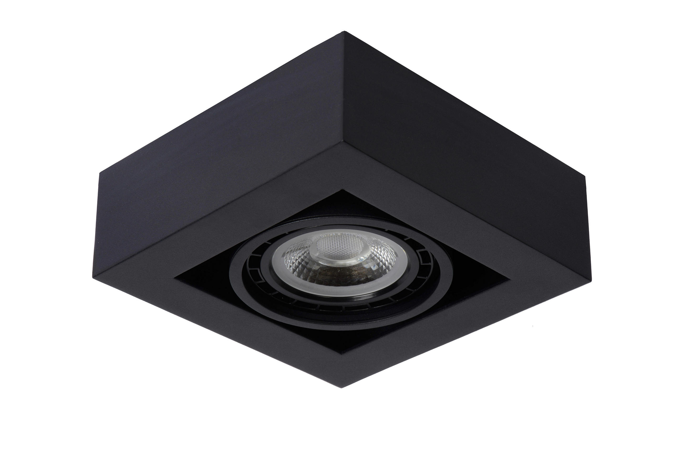 LED-STRAHLER 18.5/18.5/9 cm   - Alufarben, Basics (18.5/18.5/9cm) - Lucide