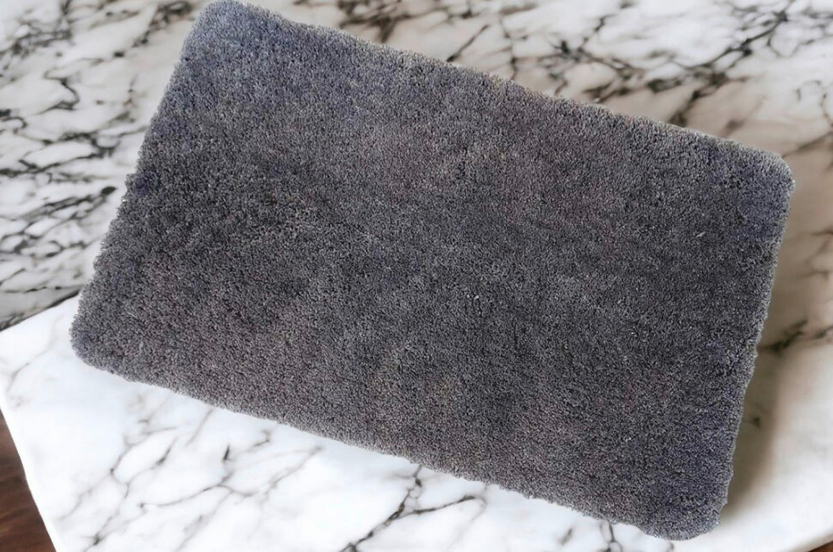 PROSTIRKA ZA KUPATILO MOWE  siva  - siva, Osnovno, tekstil (50/80cm)