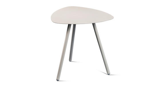 BEISTELLTISCH - Grau, Design, Metall (50/50/50cm) - Xora