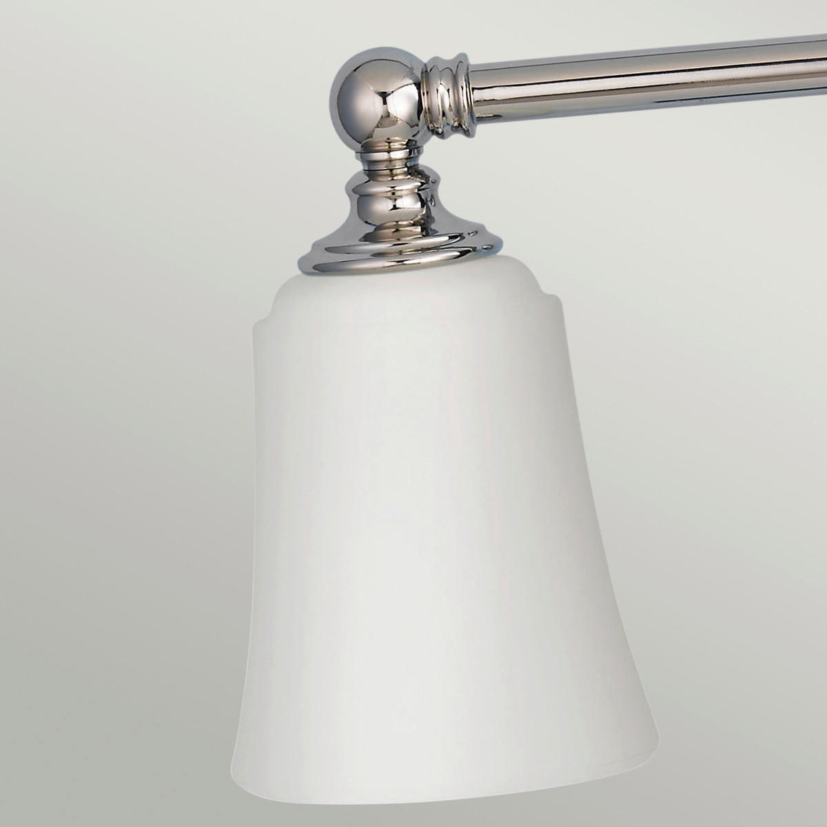 BADEZIMMER-WANDLEUCHTE Elstead Hugo lake 53.3/24.8/15.2 cm   - Chromfarben, Design, Glas/Metall (53.3/24.8/15.2cm) - Elstead Lighting