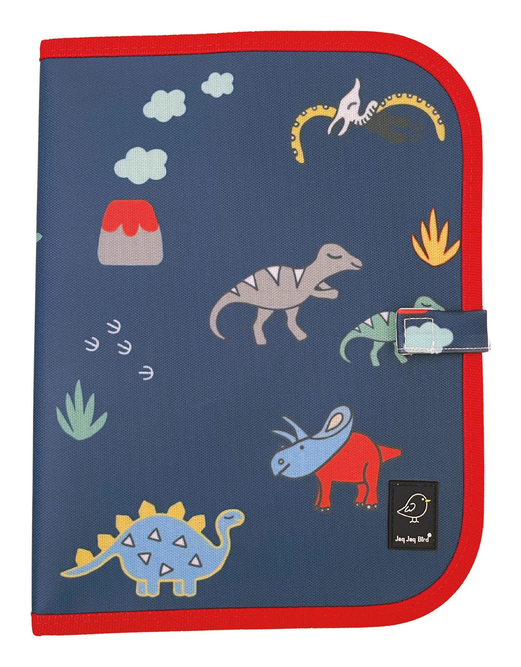 KREIDEMALBUCH-SET DINO - Rot/Dunkelblau, Trend (22/2/29cm)