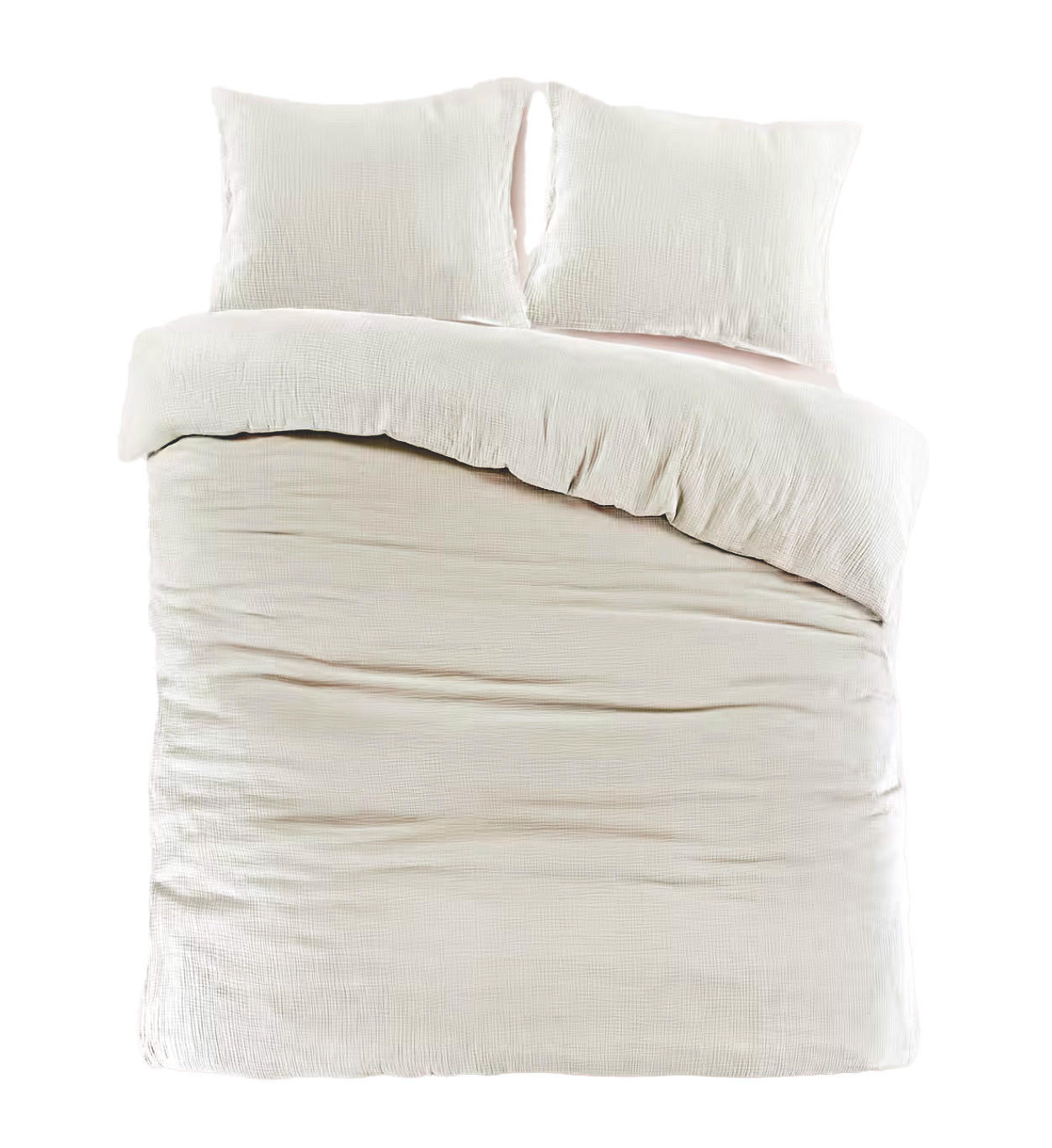 BETTWÄSCHESET Musselin 200/210 cm  100 cm/65 cm  - Basics, Textil (200/210cm) - Esposa
