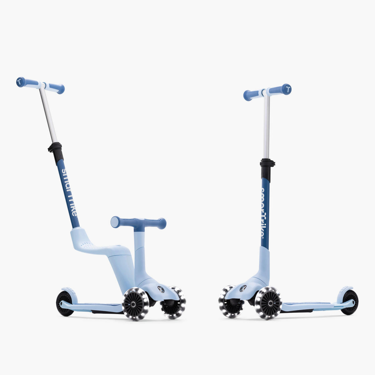 KINDERSCOOTER Xtrend Mini-ride  - Pastellblau, Basics, Metall (24/90,5/66cm)